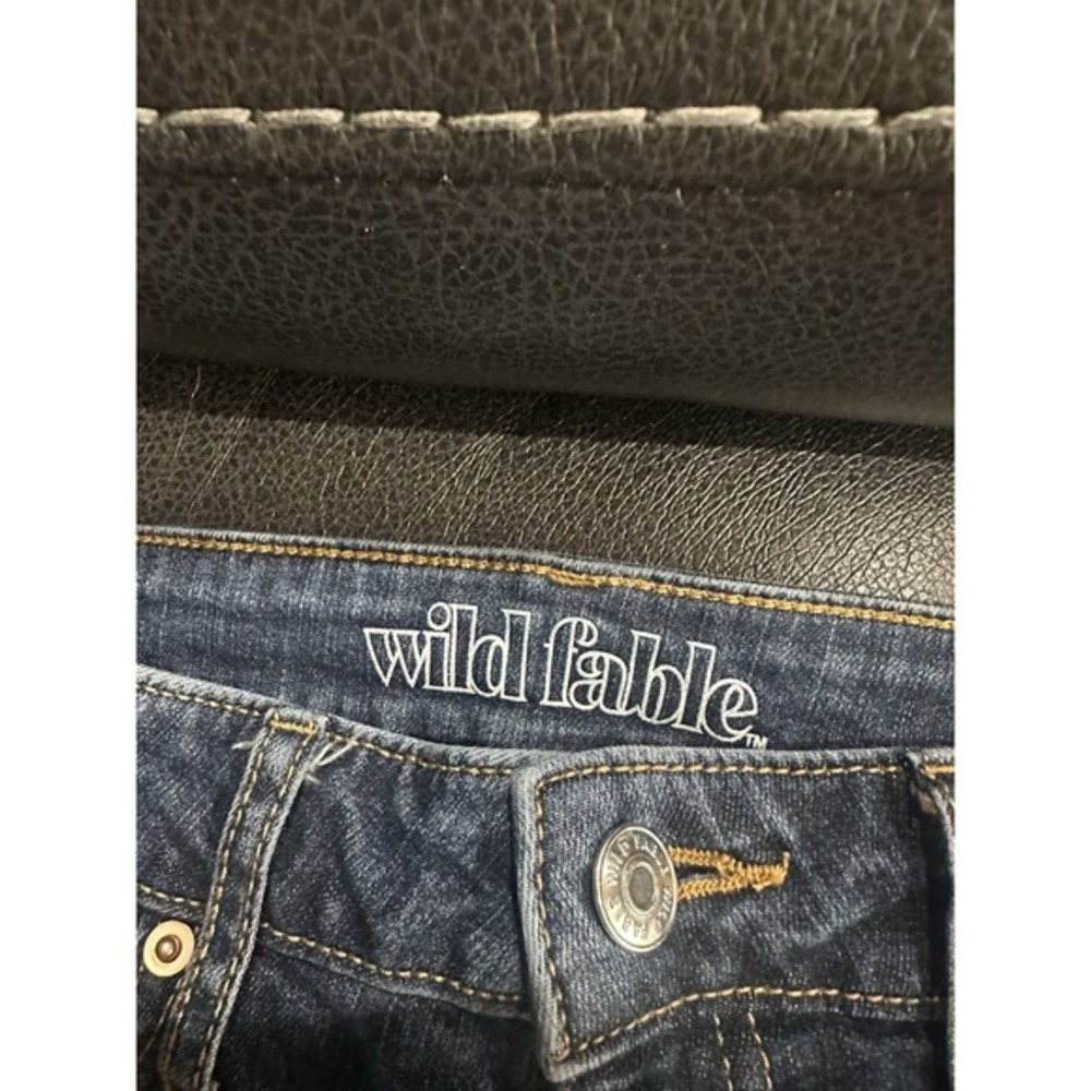 Wild Fable Ripped Skinny Jeans High rise skinny size 4 blue Target - Picture 3 of 5